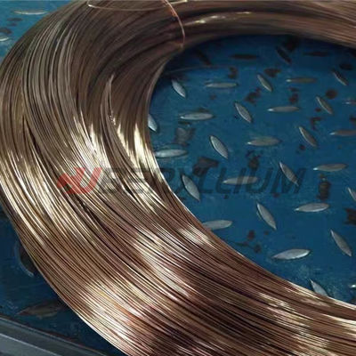 Alloy M25 Leaded Copper Beryllium Wires For Contact Bridges High Strength  ASTM B197