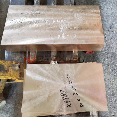 Berylco 25 Material Beryllium Copper Plates 12x41x1000mm Formats