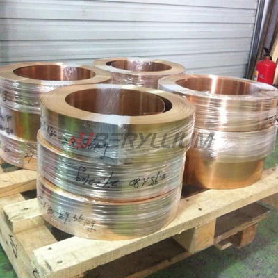 C17200 TB00 Annealed Beryllium Copper Plate DIN.2.1247  0.95mmx80mm