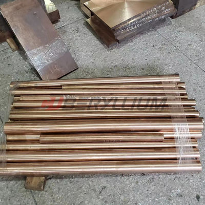 Astm B196 C17300 Beryllium Copper Rod Tf00 Medium Strength High Conductivity Free Cutting